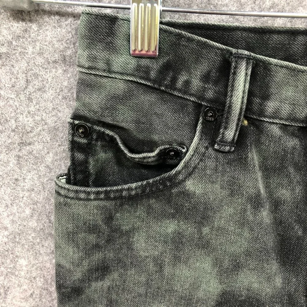 GAP Boys‎ Teen 14 Straight Leg Jeans Stone Wash Green Black Dark Wash